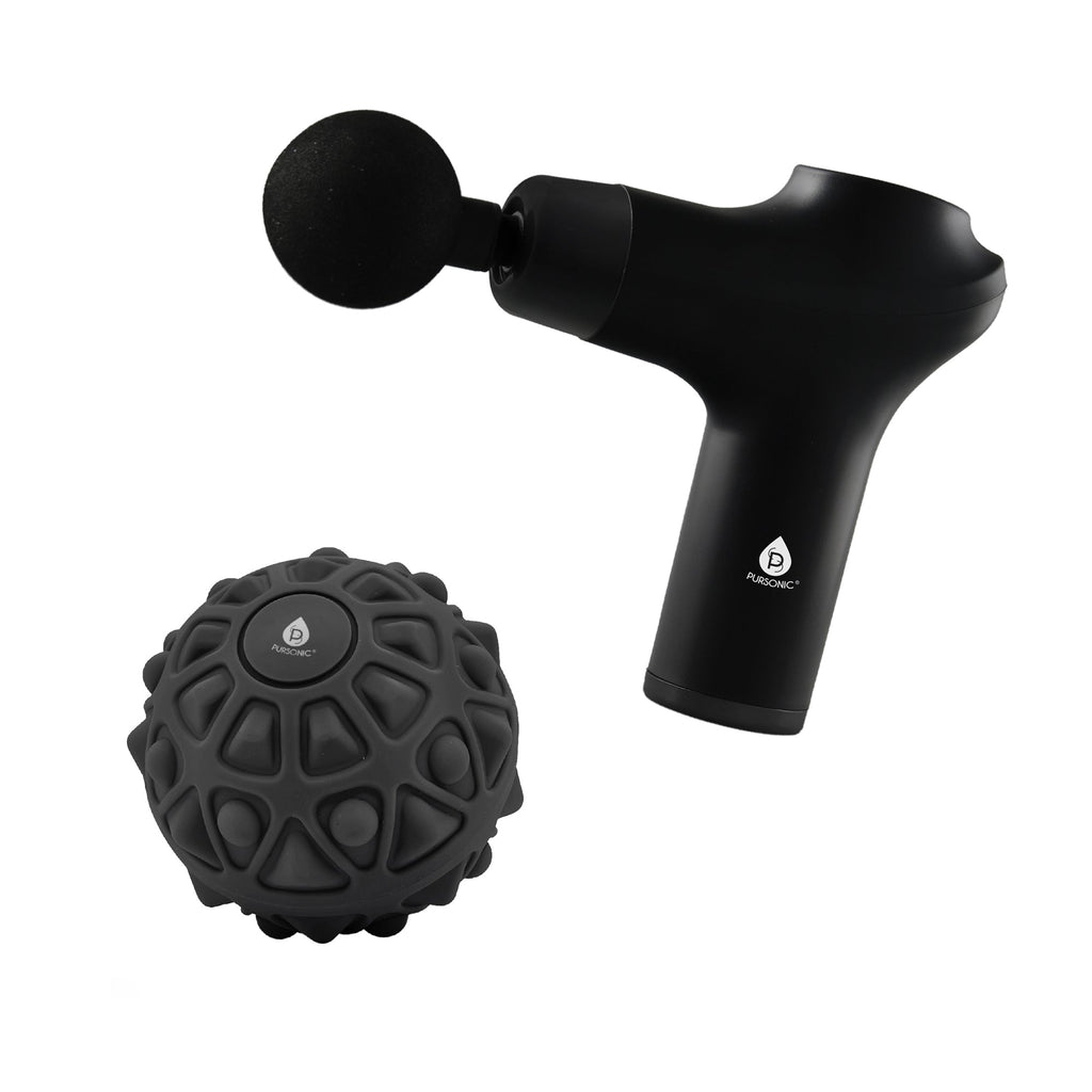 3-Speed Massage Gun & Pursonic Vibrating Massage Ball