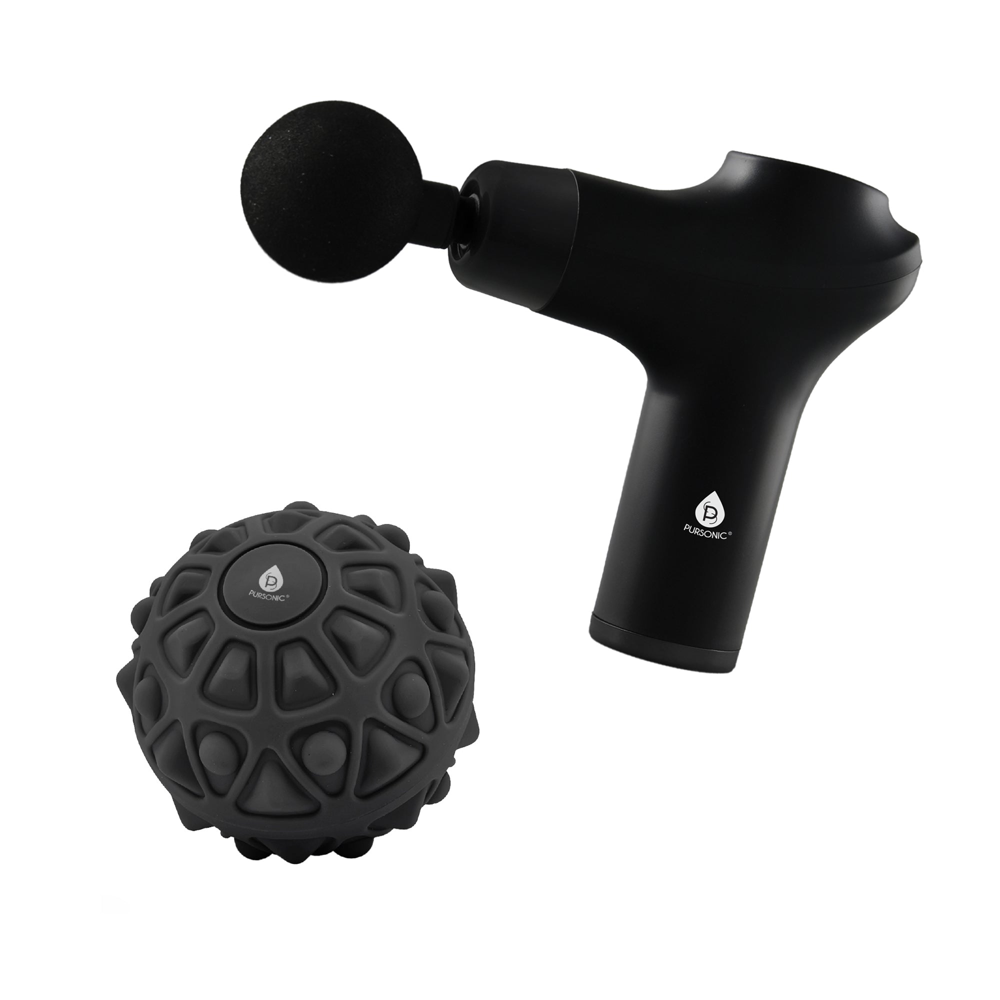3-Speed Massage Gun & Pursonic Vibrating Massage Ball