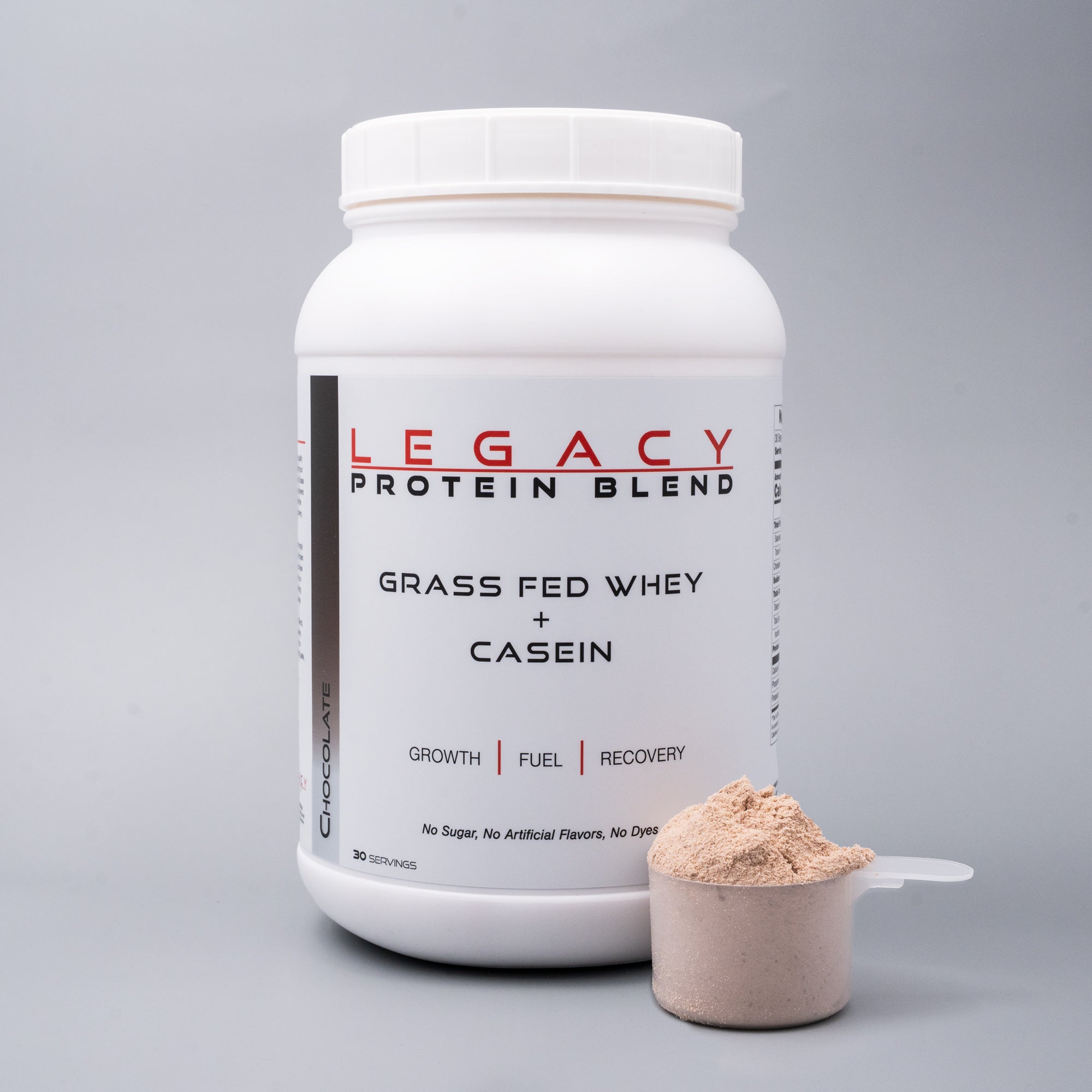 Legacy Protein Blend | 30 Servings | Grass Fed Whey + Casein