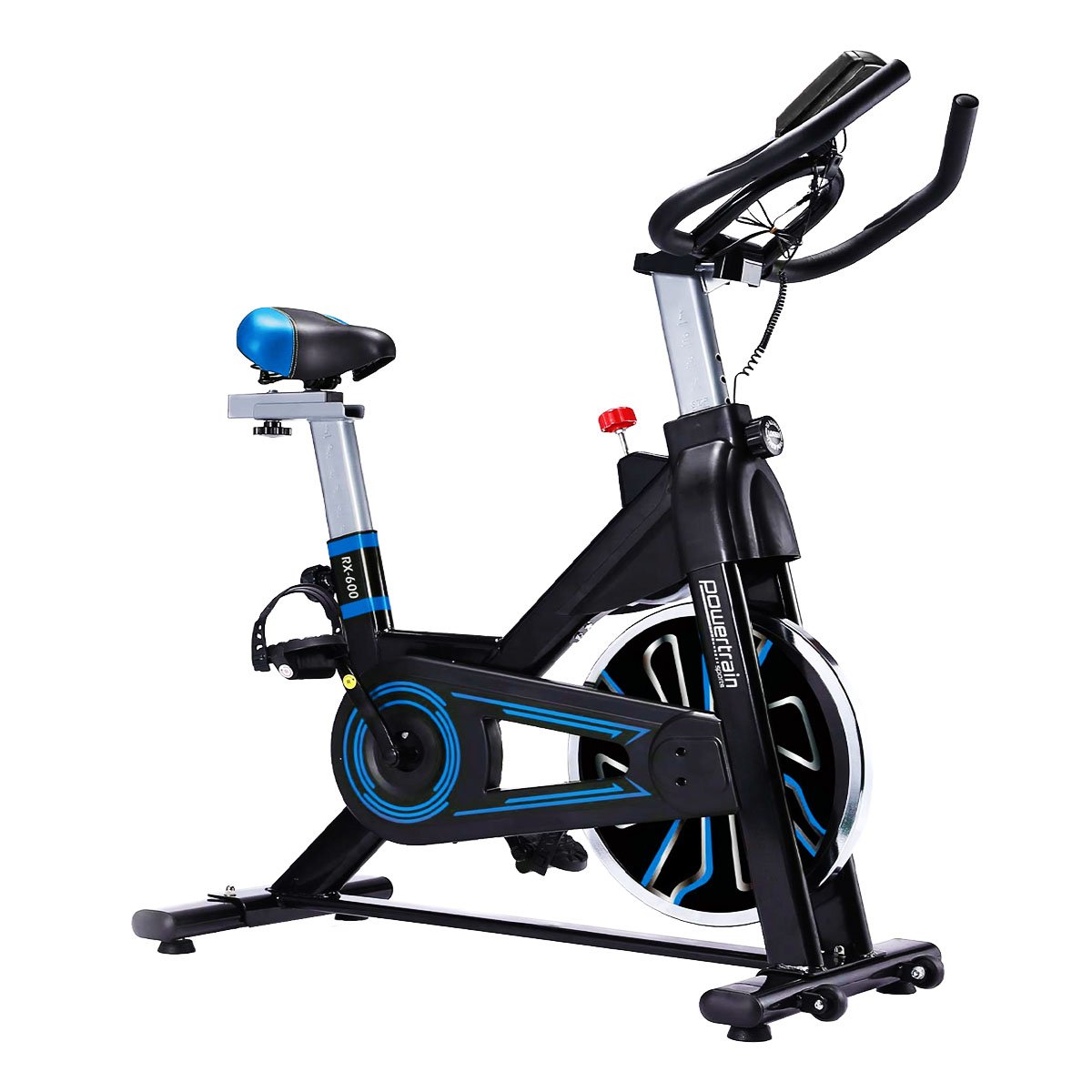 NNEDSZ RX-600 Exercise Spin Bike Cardio Cycle - Blue